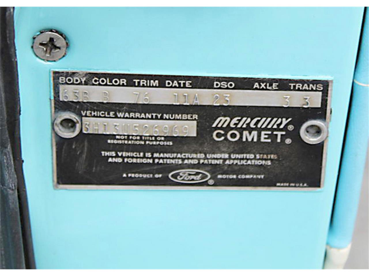 1963 Mercury Comet for sale in Lakeland, FL – photo 35