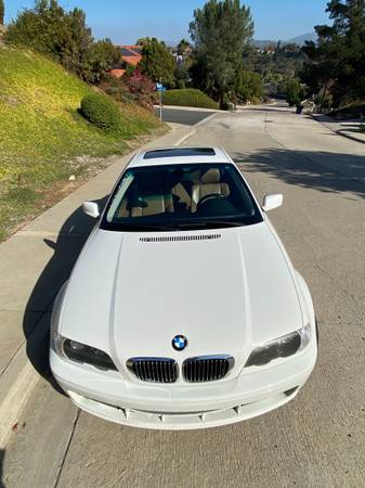 2002 BMW 330ci Coupe Alpine White / Natural Brown interior - cars &... for sale in San Diego, CA – photo 2