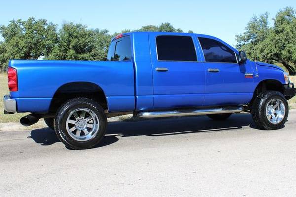 RARE ELECTRIC BLUE! 2008 DODGE RAM 2500 SLT MEGA 4X4 CUMMINS 20"MOTO's for sale in Temple, OK – photo 12