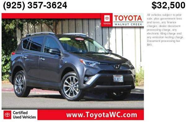 2018 Toyota RAV4 *Call for availability for sale in ToyotaWalnutCreek.com, CA