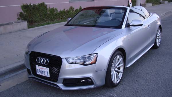 2016 Audi A5 Quattro Premium 2dr convertible - low 65000 miles for sale in North Hollywood, CA
