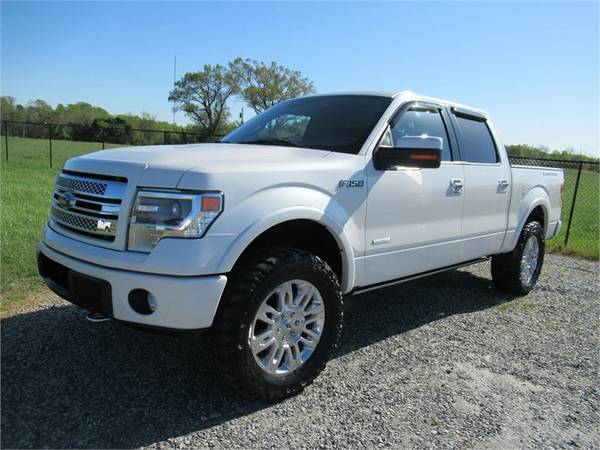2013 FORD F150 LIMITED, White APPLY ONLINE - BROOKBANKAUTO COM! for sale in Summerfield, SC – photo 18