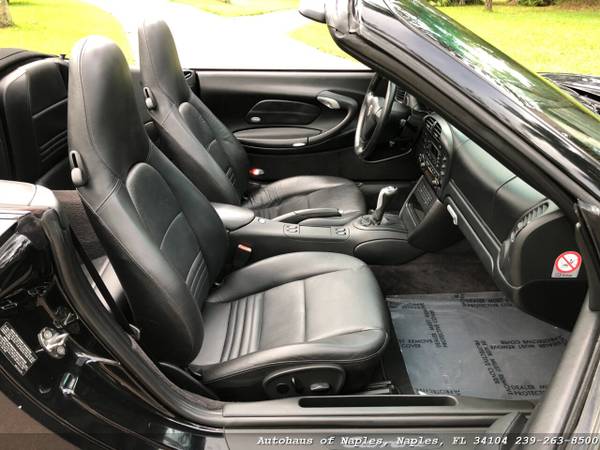 2003 Porsche 911 Carrera Convertible with 66,084 miles! Black on Bl... for sale in Naples, FL – photo 17