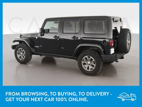 2013 Jeep Wrangler Unlimited Rubicon Sport Utility 4D suv Black for sale in San Marcos, TX – photo 5