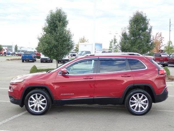 2014 Jeep Cherokee SUV Limited (Deep Cherry Red Crystal Pearlcoat)... for sale in Sterling Heights, MI – photo 5