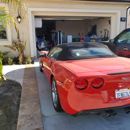 2006 red corvette convertable - cars & trucks - by owner - vehicle... for sale in Murrieta, CA – photo 4