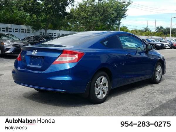 2013 Honda Civic LX SKU:DH532918 Coupe for sale in Hollywood, FL – photo 6