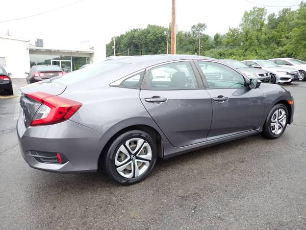 2018 Grey Honda Civic LX - - by dealer - vehicle for sale in Bloomfield, NY – photo 4
