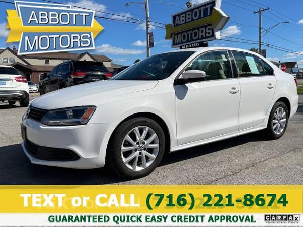 2012 Volkswagen Jetta Sedan SE PZEV Heated Leather Moonroof 1-Owner for sale in Lackawanna, NY