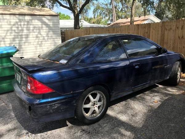 2004 Navy Honda Civic - cars & trucks - by owner - vehicle... for sale in Winter Park, FL – photo 3
