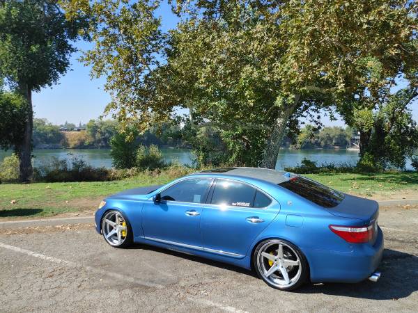 2008 LEXUS LS460 V8 LOWERED ON STAGGERED WHEELS - cars & trucks - by... for sale in San Francisco, CA – photo 2
