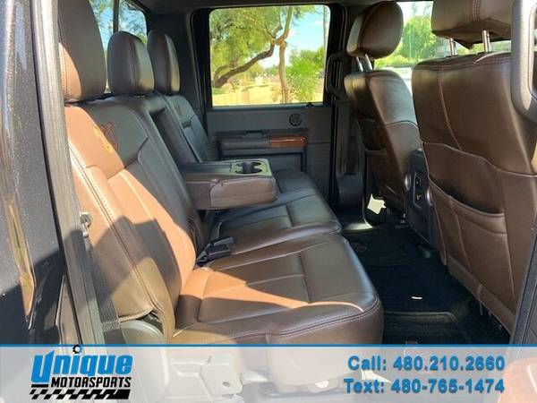 2015 FORD F350 CREW CAB KING RANCH DRW ~ READY TO GO! EASY FINANCING! for sale in Tempe, AZ – photo 15