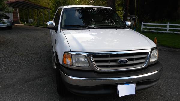 2002 F150 XLT Pick Up w/Shell for sale in Marysville, WA – photo 3