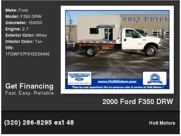 2000 Ford F350 DRW - - by dealer - vehicle automotive for sale in Cokato, MN