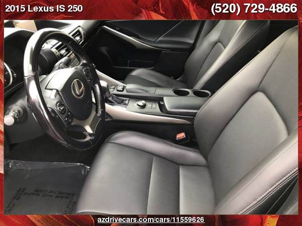 2015 Lexus IS 250 Crafted Line 4dr Sedan ARIZONA DRIVE FREE... for sale in Tucson, AZ – photo 9