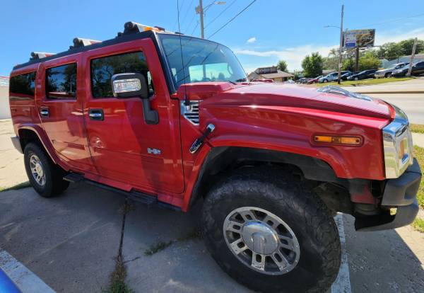 2007 H2 Hummer (bright red) - - by dealer - vehicle for sale in Des Moines, IA