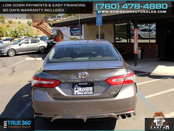 2018 Toyota Camry XLE FOR ONLY 360/mo! - - by dealer for sale in Vista, CA – photo 7