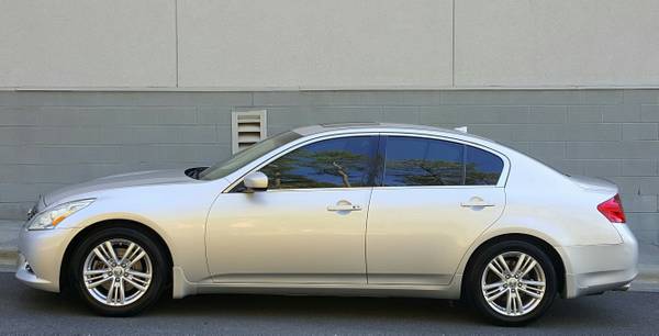 Liquid Silver 2010 Infiniti G37/NC Owned/Backup Cam/Records for sale in Raleigh, NC