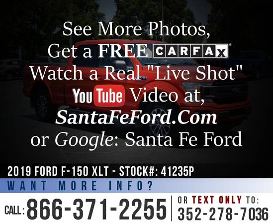 2019 FORD F150 XLT 4WD Camera, Touchscreen, Running Boards for sale in Alachua, FL – photo 23
