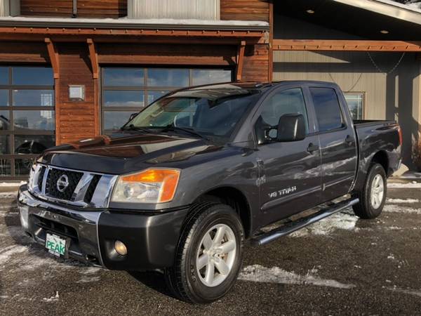 2012 Nissan Titan SV Crew Cab 4x4 84, 000 Miles - - by for sale in Bozeman, MT
