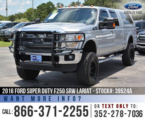 *** 2016 Ford Super Duty F250 SRW Lariat *** SYNC - Remote Start - 4WD for sale in Alachua, FL – photo 3