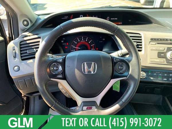 2012 Honda Civic Si 2dr Coupe - TEXT/CALL for sale in San Rafael, CA – photo 14