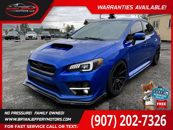 2016 Subaru WRX WRX Limited Sedan 4D FOR ONLY 395/mo! - cars & for sale in Anchorage, AK