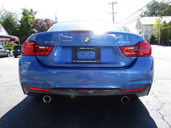 2017 *BMW* *4 Series* *440i xDrive* Estoril Blue Met for sale in Wrentham, MA – photo 13