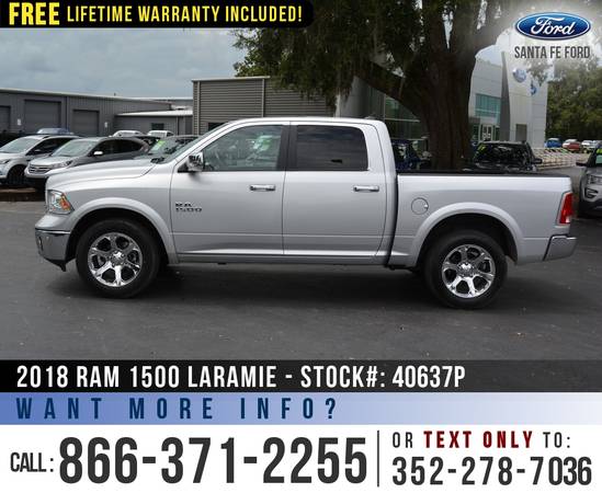 2018 RAM 1500 LARAMIE 4WD *** Bluetooth, Leather Seats, Bedliner ***... for sale in Alachua, FL – photo 4