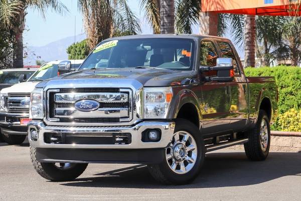 2011 Ford F-250 F250 Lariat Crew Cab 4x4 Short Bed Diesel Truck #27136 for sale in Fontana, CA – photo 3