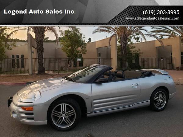 2003 Mitsubishi Eclipse 2dr Spyder GTS V6 1-Owner Low Miles - cars & for sale in lemon grove, CA