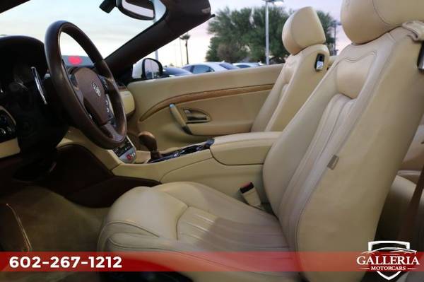 2010 Maserati GranTurismo Convertible Convertible Bianco Eldorado for sale in Scottsdale, AZ – photo 20