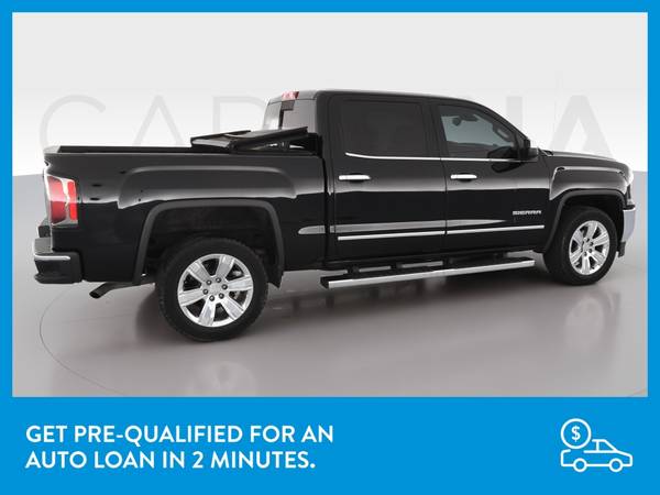 2017 GMC Sierra 1500 Crew Cab SLT Pickup 4D 5 3/4 ft pickup Black for sale in Washington, District Of Columbia – photo 9