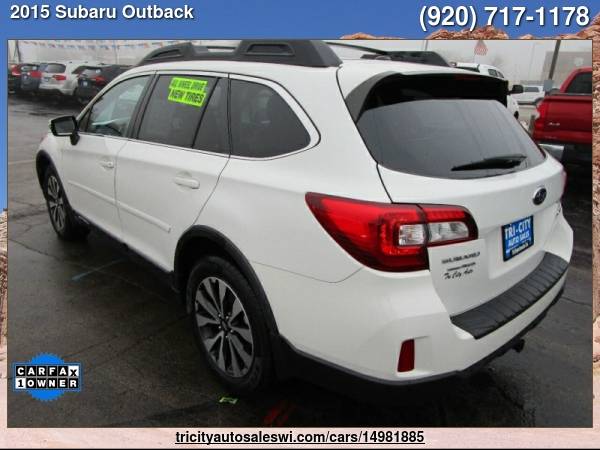 2015 SUBARU OUTBACK 2 5I LIMITED AWD 4DR WAGON Family owned since for sale in MENASHA, WI – photo 3
