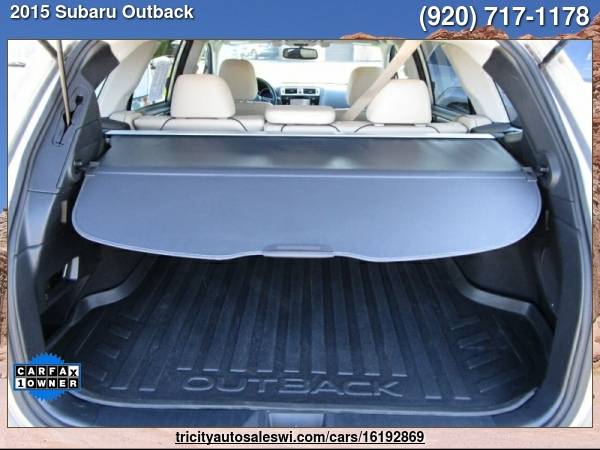 2015 SUBARU OUTBACK 2 5I LIMITED AWD 4DR WAGON Family owned since for sale in MENASHA, WI – photo 22