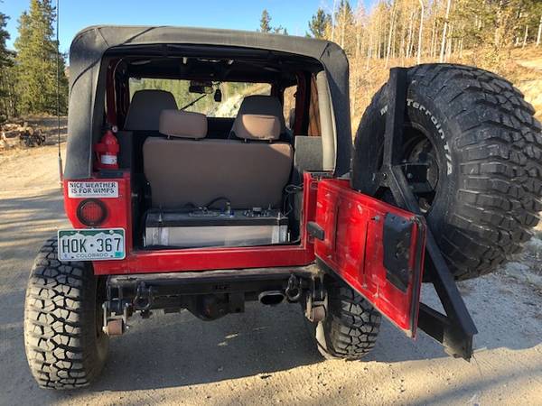 1995 JEEP YJ, 77K, Ext base, 4.0, 35's, TRADES WELCOME!! for sale in Alma, CO – photo 17