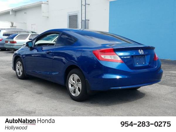 2013 Honda Civic LX SKU:DH532918 Coupe for sale in Hollywood, FL – photo 8