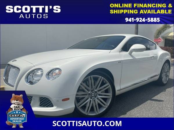 2013 Bentley Continental GT Speed SPEED EDITION W12 6 0L 12CYL for sale in Sarasota, FL