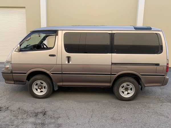 1995 Toyota HiAce Super Custom - 1KZ Turbo Diesel 4WD Van - cars & for sale in South San Francisco, CA – photo 2