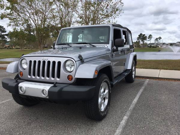 2013 Jeep Sahara Unlimited 4x4 6-speed manual for sale in Wilmington, NC