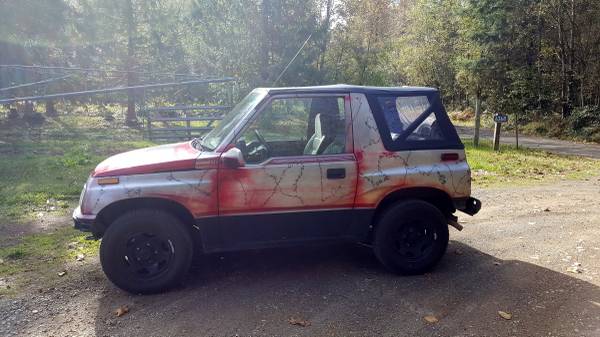 1991 Geo Tracker 4wd soft top for sale in seabeck, WA – photo 2