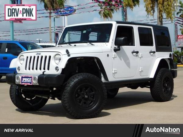 2014 Jeep Wrangler Unlimited Sahara 4x4 4WD Four Wheel SKU:EL258805 for sale in Brownsville, TX