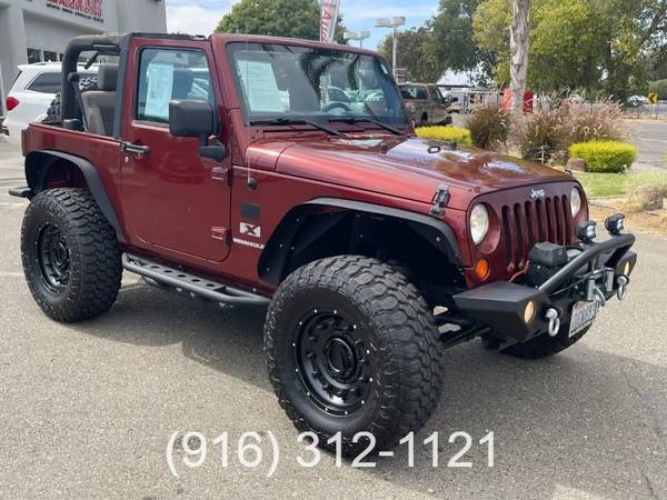2008 Jeep Wrangler 4WD 2dr X Lifted Active-duty military incentive for sale in Davis, CA – photo 10