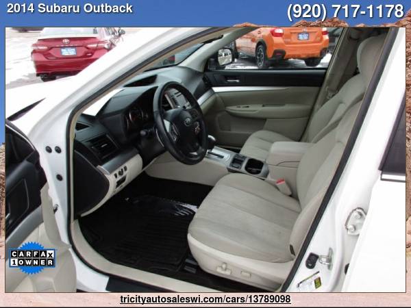2014 SUBARU OUTBACK 2 5I PREMIUM AWD 4DR WAGON CVT Family owned for sale in MENASHA, WI – photo 10