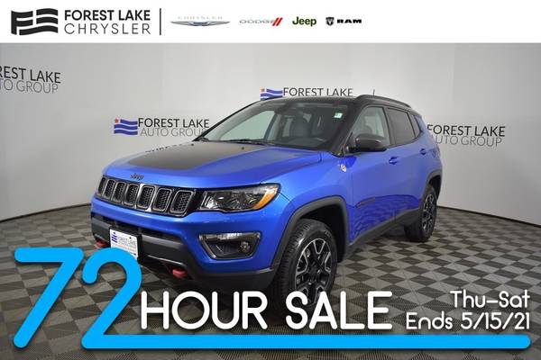 2018 Jeep Compass 4x4 4WD Trailhawk SUV - - by dealer for sale in Forest Lake, MN – photo 3