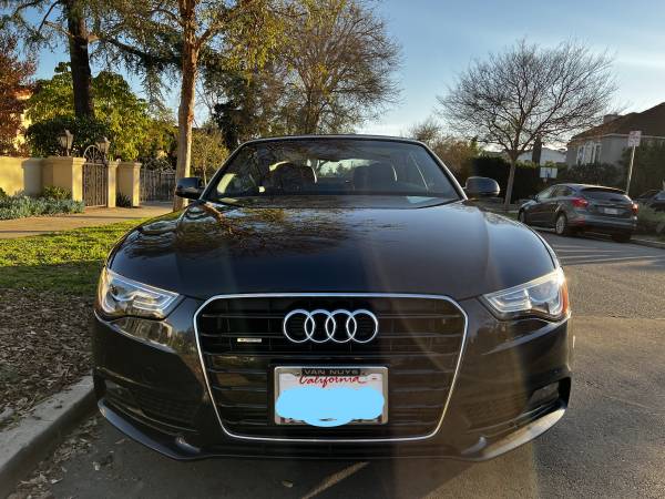 2014 Audi A5 Premium Cabriolet Plus 2D Convertible Midnight Blue for sale in Los Angeles, CA – photo 3