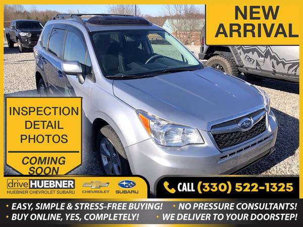 284/mo - 2015 Subaru Forester 2 5i 2 5 i 2 5-i Premium for ONLY for sale in Carrollton, OH