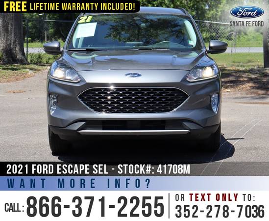 2021 FORD ESCAPE SEL Camera, Push to Start, EcoBoost - cars for sale in Alachua, FL – photo 2