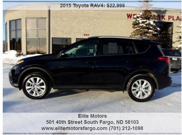2015 Toyota Rav4, Limited, AWD, Leather, Sun, Nav, Loaded! - cars & for sale in Fargo, ND