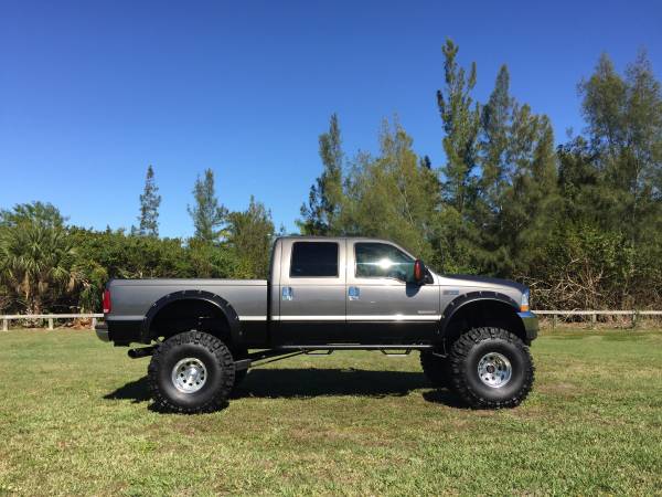 2004 Ford F350 Lariat 4x4 Crew Cab "LIFTED OLD SCHOOL" for sale in Venice, FL